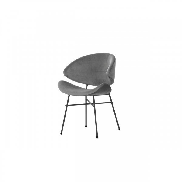Krzesło Cheri Iker w kolorze jasno szarym